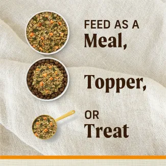 feed as a meal, topper, or treat