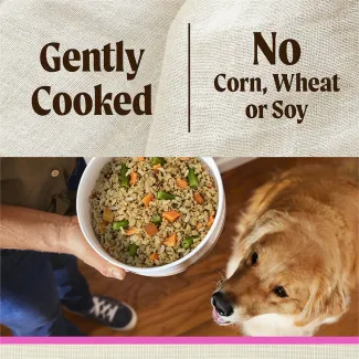 Gently cooked, no worn, wheat or soy