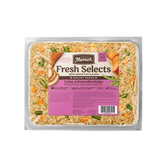 Fresh Selects Chicken &amp; Brown Rice Recipe with Sweet Potato, Kale &amp; Turkey Liver front of package