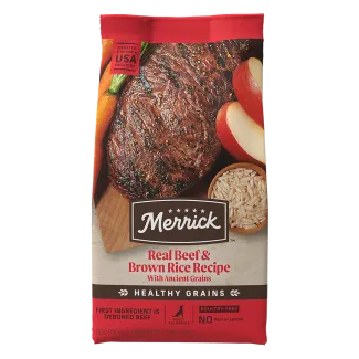 Merrick Healthy Grains Beef and Brown Rice Dry Dog Food
