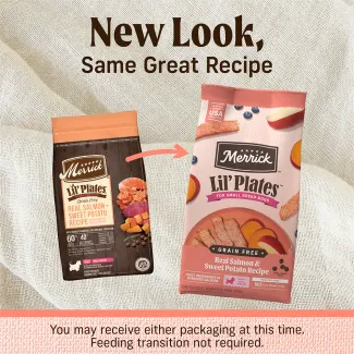 Lil&#039; Plates Grain Free Real Salmon + Sweet Potatoes Recipe - Transition Image