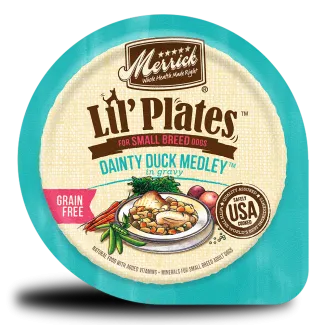 MER Lil Plates GF Cups Dainty Duck Medley in Gravy lg