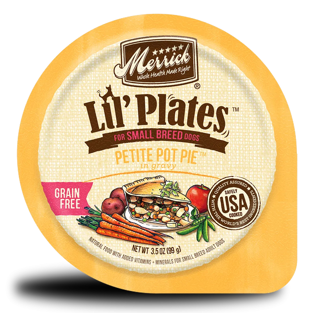 MER Lil Plates GF Cups Petite Pot Pie in Gravy lg