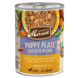 GF Puppy Plate Chicken lg F