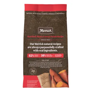 Merrick Beef Bison Sweet Potato Grain free Dry Dog Food