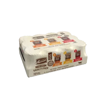 Grain Free Chunky Variety Pack front packaging. 